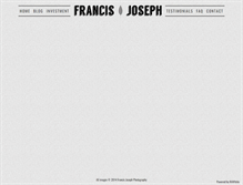 Tablet Screenshot of francisjosephphotos.com